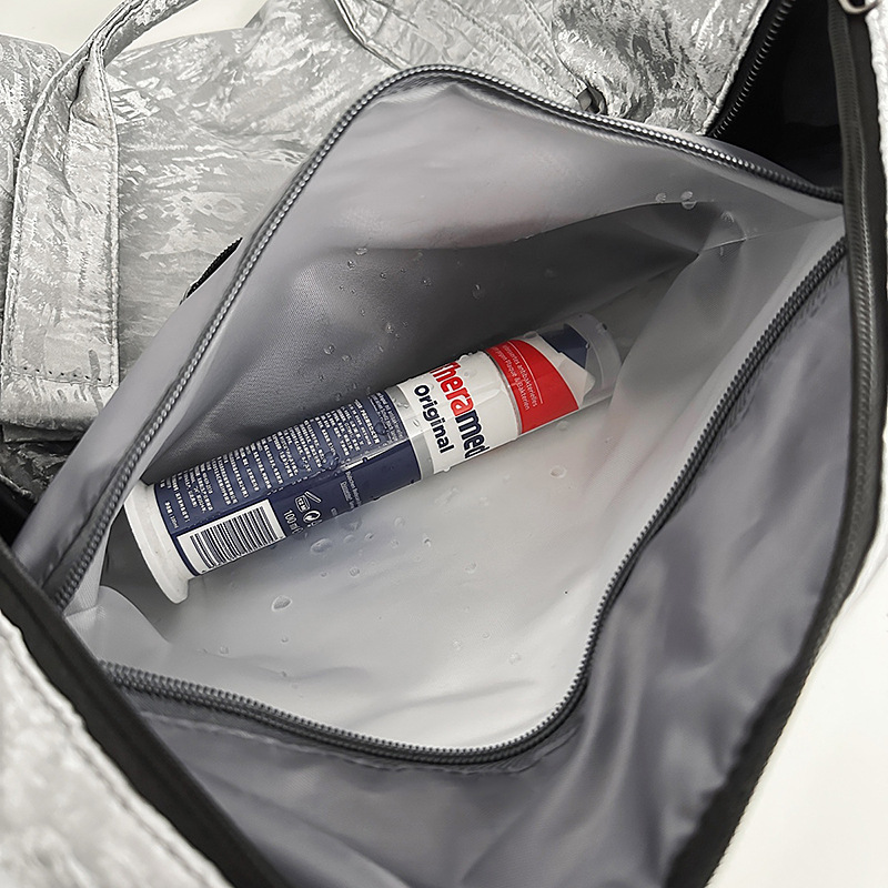 Bolsa de viaje de gran capacidad para mujer 2025 nueva bolsa de almacenamiento separada en seco y húmedo para fitness bolsa de equipaje de tirantes de viaje de negocios de corta distancia para hombre