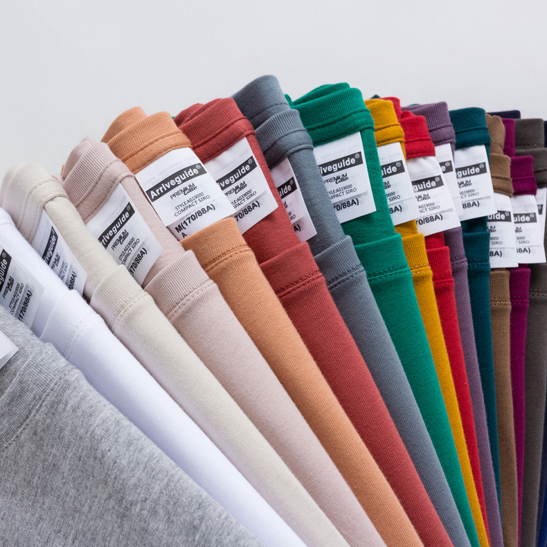 Customize 190g 21-packs of pure cotton advertising T-shirts with LOGO for corporate team-building events, group wear, and cultural shirts.