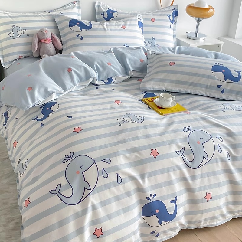 100% algodón de dibujos animados para niños funda de edredón de un solo algodón bebé funda de edredón niño jardín de infantes 120x150 coche 200