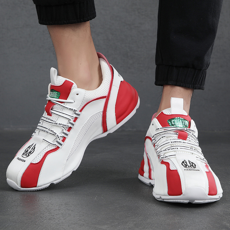 Moški poletni športni in casual čevlji T iktok z enakim usnjenim podplatom iz leta 2023, novi, zračni, mrežasti, z enakim usnjenim podplatom_voghion.com