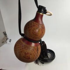 天然酒瓢箪卸売り手作り酒瓢箪ミツロウ防浸透瓢箪ストラップ瓢箪置物彫刻瓢箪
