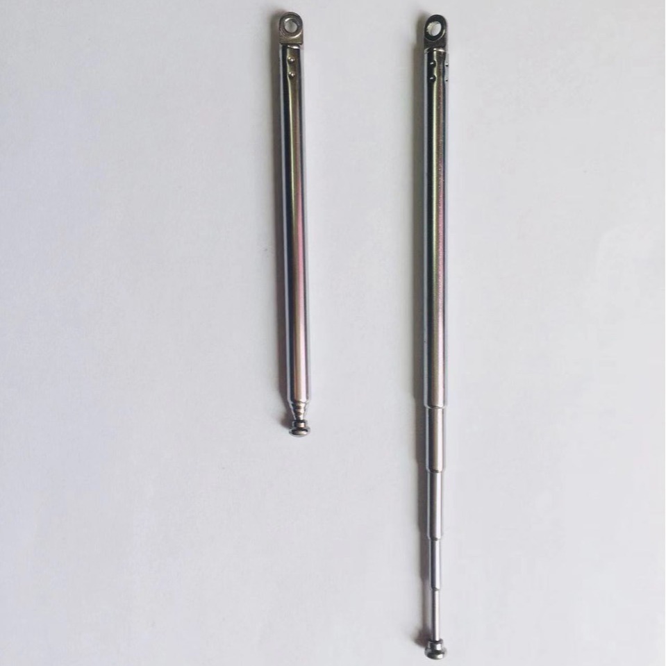 5273白扁头 防盗报警器收音机通信五金天线 扁头 可伸缩拉杆天线