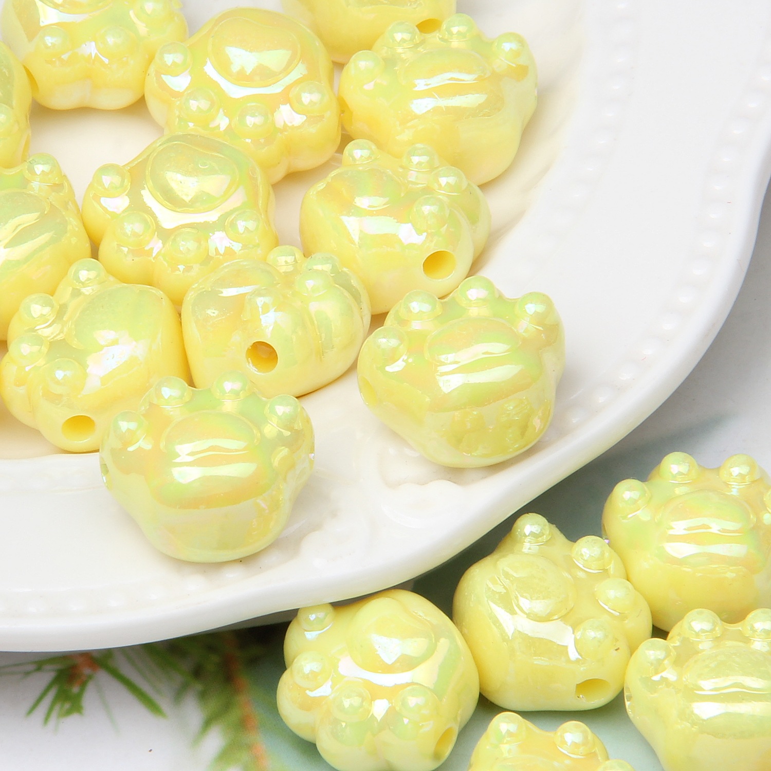 4g Weight Beads Jewelry Making Type DIY Jewelry Accessories Classification 1 Piece Quantity Acrylic Material Solid Color Pattern Cute Style 1 Piece Arylic Solid Color DIY Jewelry Accessories Beads 6