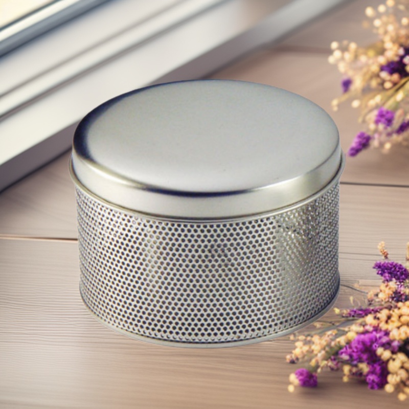 源头厂家 优惠供应ML-046B马口铁圆形网铁罐(图)