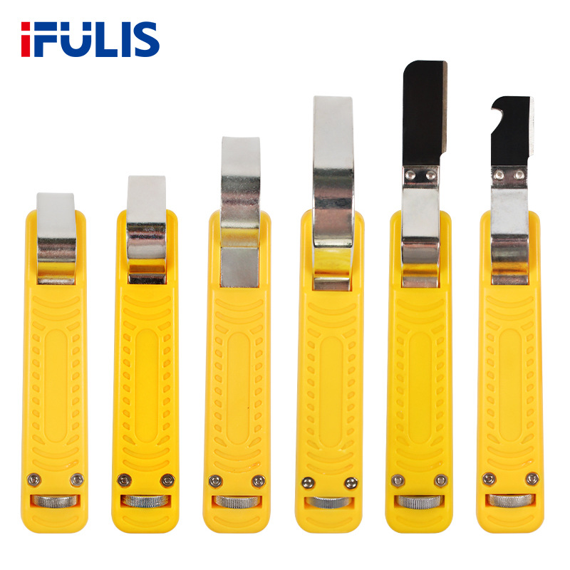 同轴电缆剥线钳电线绝缘层剥离器剥皮钳LY25割线圆形PVC线剥皮刀