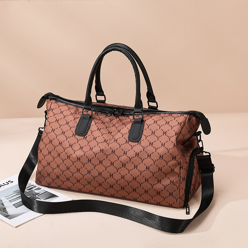 Moda letras de viaje corto viaje bolsa de viaje de gran capacidad bolsa de mochila portátil simple bolsa de mano