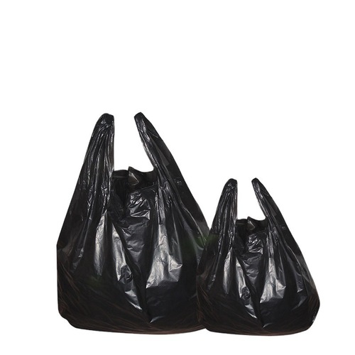 Clothing packing bag, portable plastic bag, black garbage bag, white packaging bag, large plastic vest bag