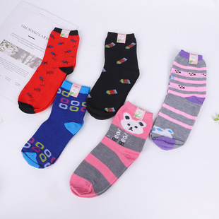 Elderly stockings middle-aged women's socks autumn and winter socks big flower socks warm and comfortable durable socks wholesale stall
