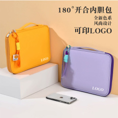 高颜値莫蘭迪色手提げ内胆包iPadタブレット保護カバー10/13/16インチノートパソコンバッグ