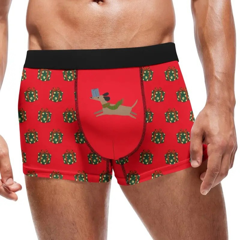 Corbata de Navidad estación independiente transfronteriza 3D impresión digital para hombre moda hogareña bóxer MP01