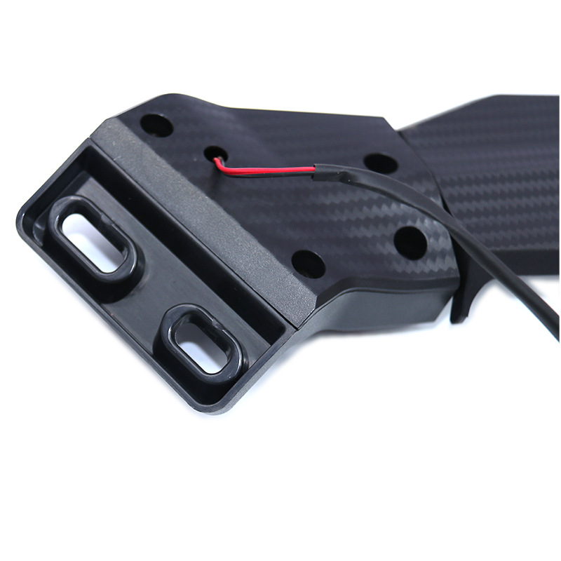 Moxin motorcycle modified rearview mirror universal suitable for R25 NMAX NINJA sports car reflector with yellow light