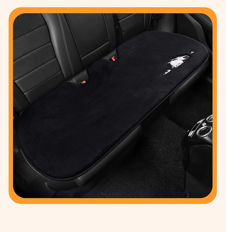 Car Cushion Winter Plush Advanced Sense Car Short Plush Cartoon Plush Driving Elevated Main Driving Rabbit Hair