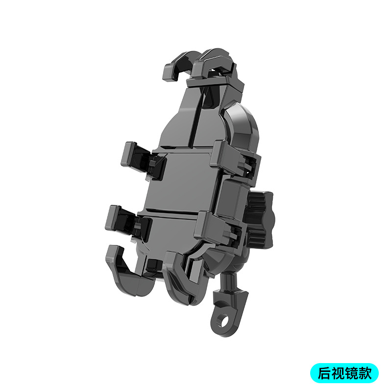 Nuevo soporte del teléfono móvil del coche eléctrico de la motocicleta selección de una mano y lugar 360 ° que gira la navegación del amortiguador de choque del coche de la mano