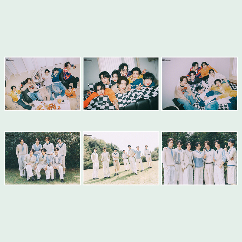 E N 周年纪念日 不干胶海报 卧室墙贴画报 装饰画明星收藏