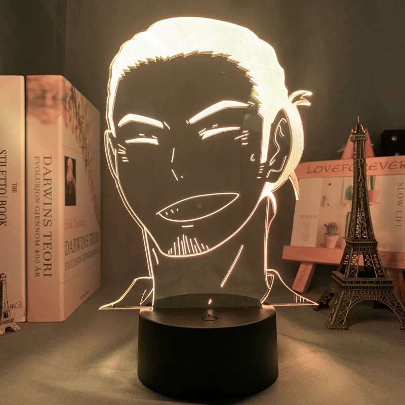 Акриловая ночная LED-лампа с волейболом, минифигура, 3D, подарок на день рождения