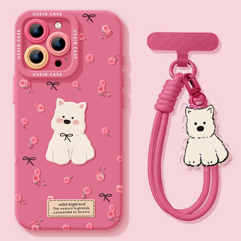 玫瑰西高地苹果17手机壳iphone17promax新款Air硅胶17ppro可爱16|undefined