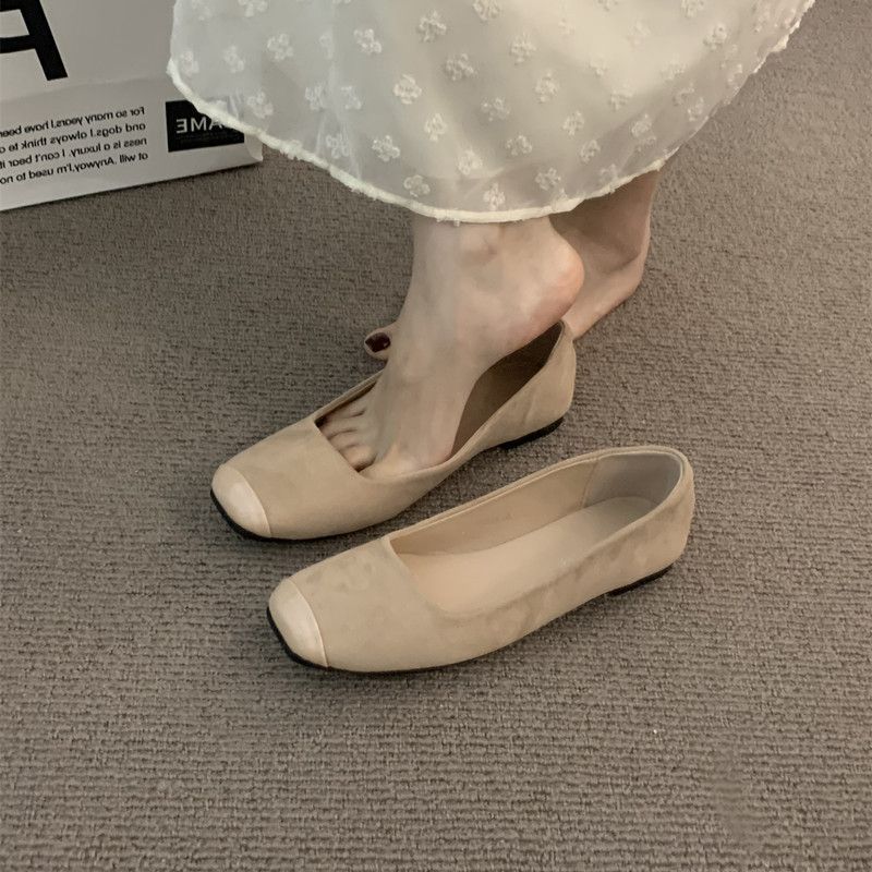 Zapatos de cama plana para mujeres 2026 primavera nuevo temperamento de suela suave zapatos solos zapatos superficiales zapatos franceses suaves zapatos de noche