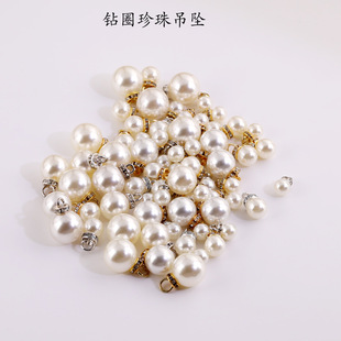 Pendant from pearl, necklace, beads, bracelet, accessories, material