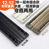 double-deck thickening Mute Double row track Type U curtain rod Double track Straight track Slide track Rome bar