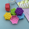 Silica gel soap mold contains rose, 5cm