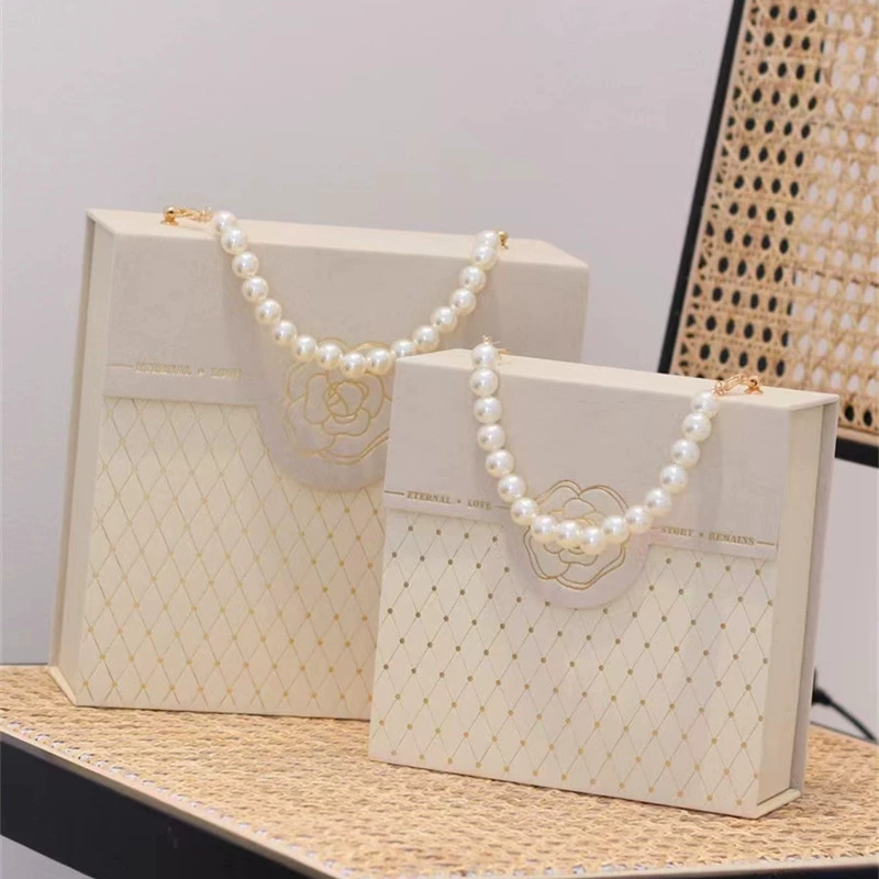 Горный чай, подарочная коробка из жемчага, для подружек невесты, стиль Chanel