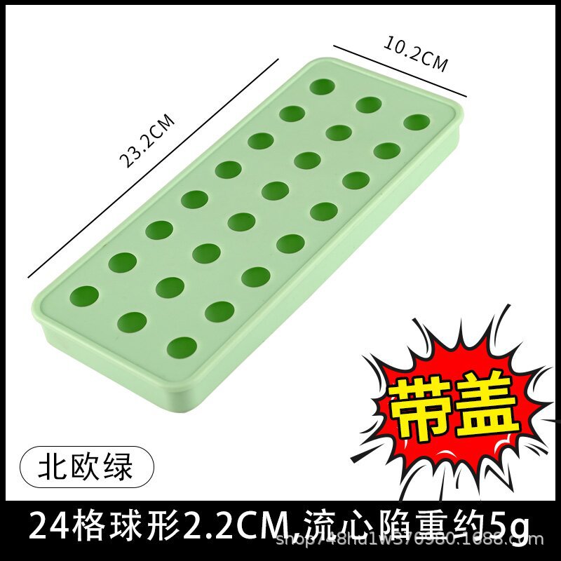 Leche de silicona caliente flujo amarillo molde de llenado de corazón seguro inodoro cubo de hielo cuentas de hielo fácil desmoldeo redondo molde de hockey sobre hielo