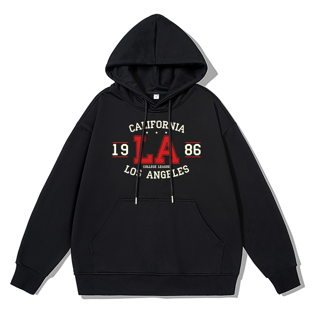 Los Angeles California U.S.A 1986 Setwear Men Hoodie Winter