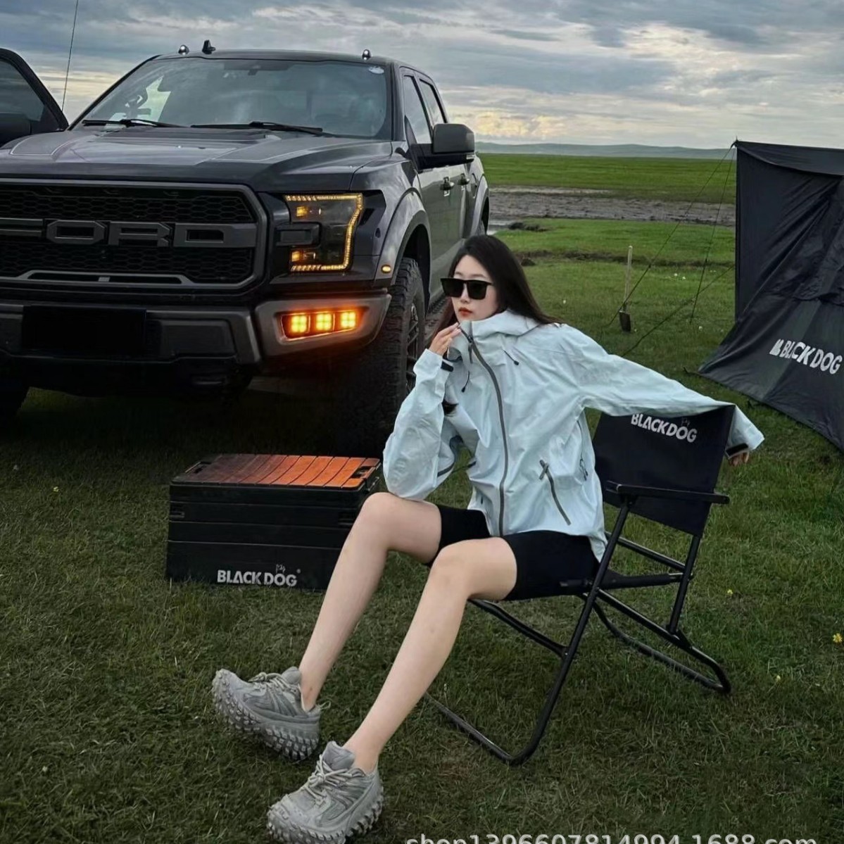 Bird House Lt Same Style Jacket Couple Single-Layer Hard Shell Team Uniform Three-Layer Heat-Sealed Rainproof Jacket Trendy Brand