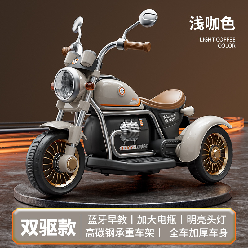 [high configuration] light brown color + dual drivers + large battery + bluetooth music