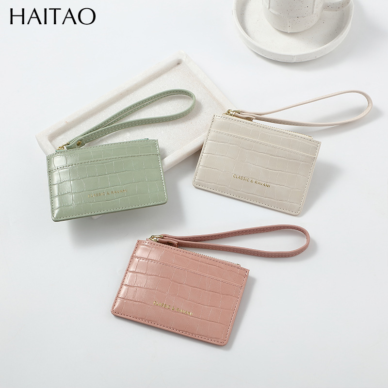 Nueva cartera de las mujeres corto simple titular de la tarjeta de verano cartera transfronteriza Comercio exterior cremallera monedero al por mayor