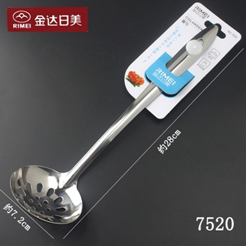 Jinda Rimei can hang 7519 stainless steel colander kitchen cooking supplies long handle soup hot pot spoon