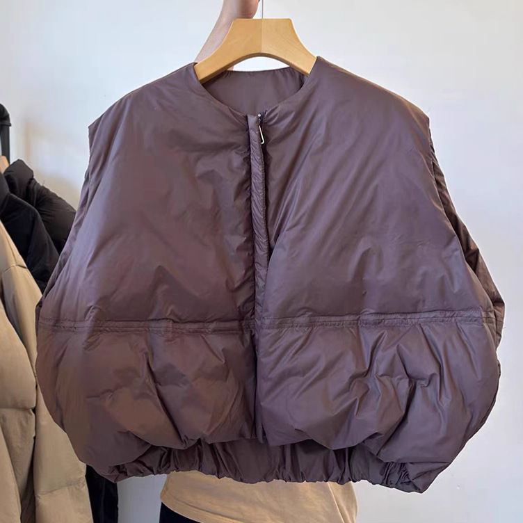 Korean Style Pumpkin down Vest for Women 2025 New Autumn and Winter White Duck down Sleeveless Outer Vest Jacket Korean Style Pumpkin down Vest for Women 2025 New Autumn and Winter White Duck down Sleeveless Outer Vest Jacket