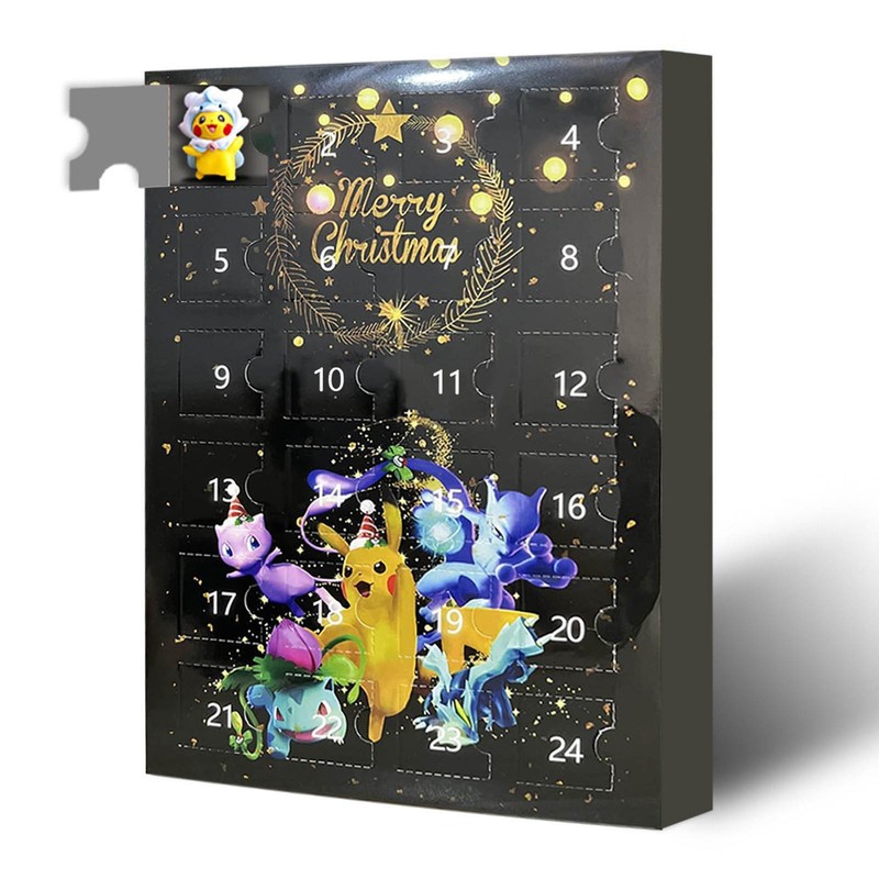 ネットで話題の盲盒クリスマスアドベントカレンダー ポケモン クリスマス盲盒 24個入り|undefined
