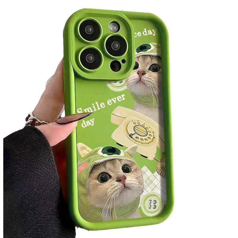 Cute Funda para teléfono móvil iphone16pro para Europa y América Apple 15 Anti-caída 14 Explosiva 13promax Nuevo 12x