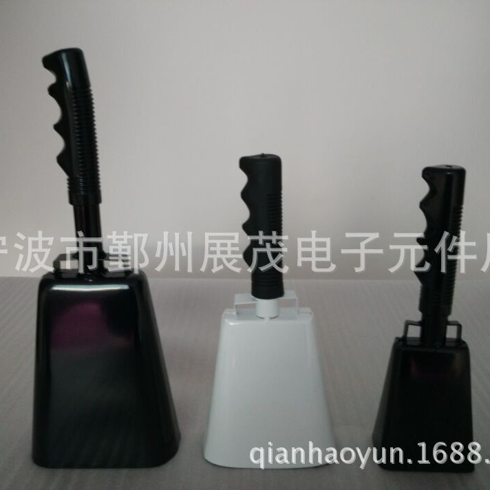 新款日式手柄牛铃 长柄牛铃 经济型铃铛 儿童乐器金属牛铃手摇铃