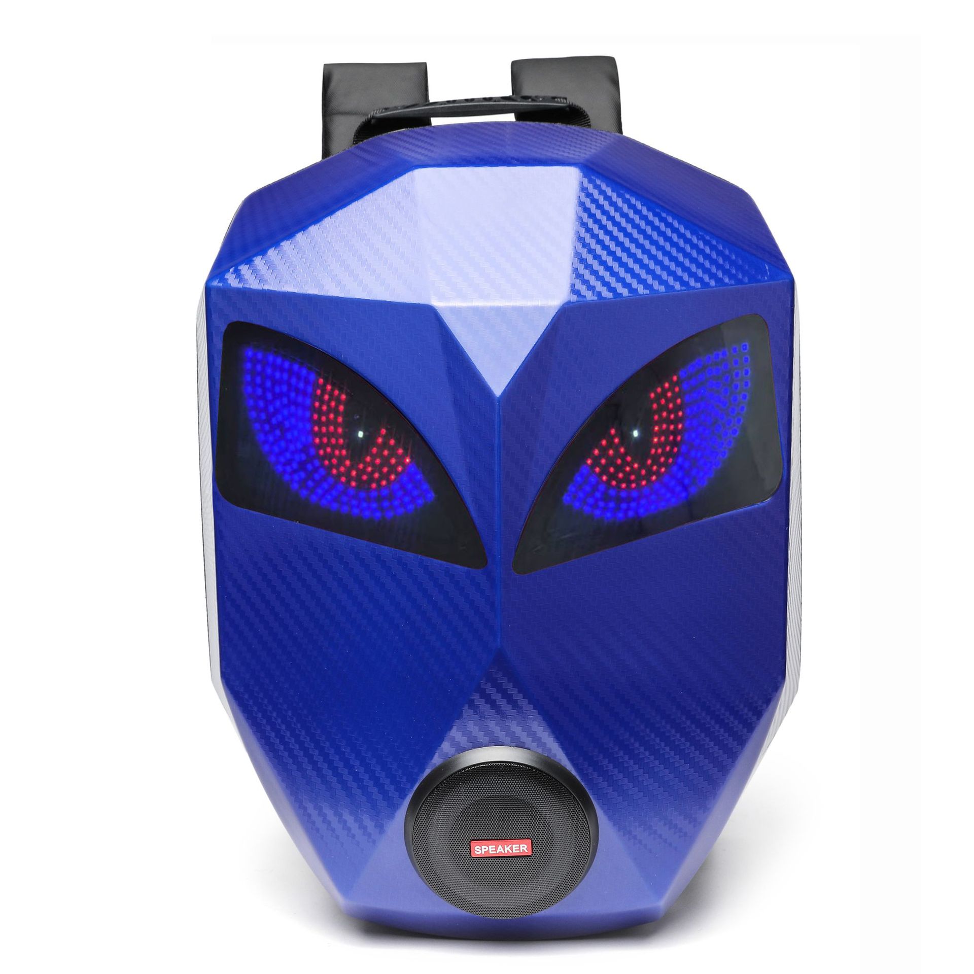 Mochila con altavoz LED de Poliéster para Ciclismo