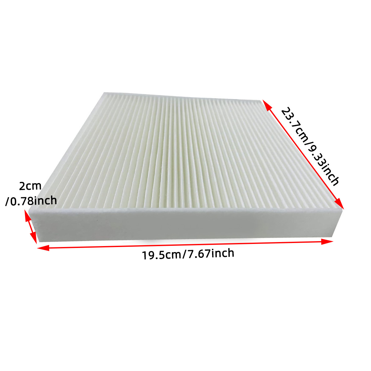 Applicable Models: Hyundai Accent, Kia Forte5, Etc. Air Conditioning Filter Elements, Air Conditioning Grid, Cross-Border