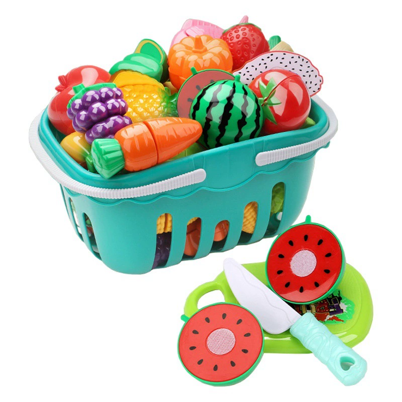 Трансграничный хит продаж, детский игровой домик, овощи, Детские нарезки, фрукты, детский кухонный игрушечный костюм