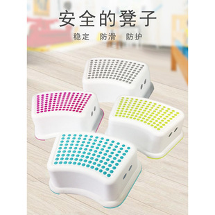 Children's Non-Slip Stool for Feeding, Piano Footstool, Toilet Stool, Baby Handwashing Heightening Footrest, Office Footstool