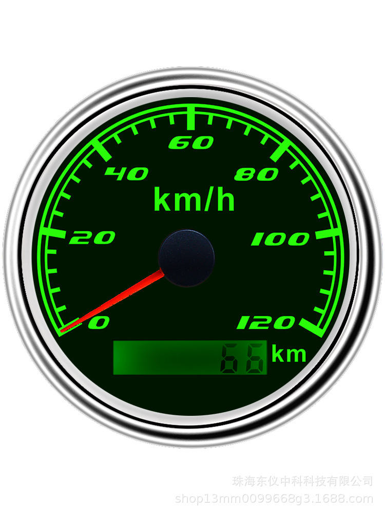 85mm speedometer motorcycle equipped with waterproof GPS speedometer engineering truck truck GPS positioning speedometer