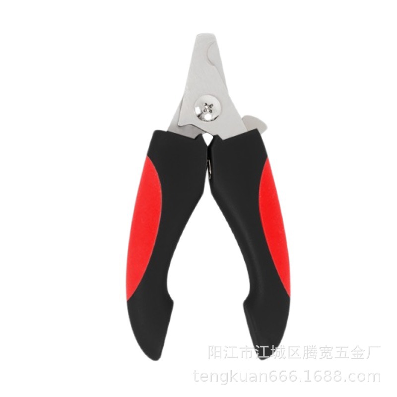 큰 검정색과 빨간색