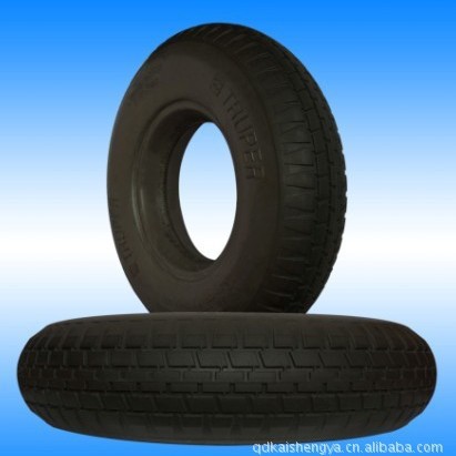 青岛凯圣亚轮子厂家供应全PU发泡轮  3.00-8（13X3）轮子  pu轮子