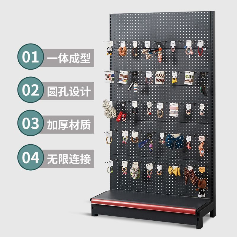 ホールボードフックスーパーマーケットの棚携帯電話アクセサリー吊りラックジュエリー文具ツールステンレス|undefined