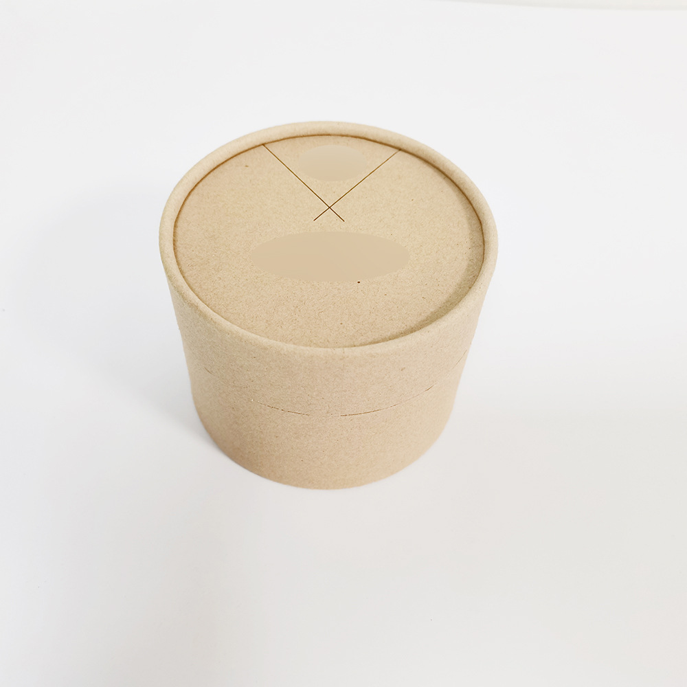 纸罐现货批发圆形茶叶罐牛皮纸罐礼品储存罐通用纸罐可加印 logo