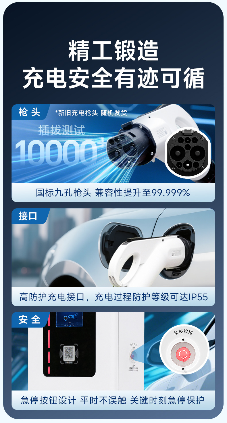 Luyuchongchong customized new energy vehicle charging station 20kw40 fast charging for commercial and home use BYD DC charger