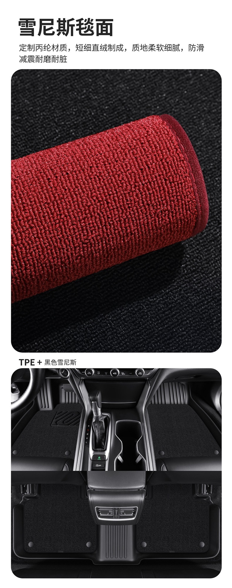 Suitable for Volkswagen ID3/ID4 X, Tayron, Passat CC, Teramont X, Magotan, Santana, Golf 8 TPE floor mats