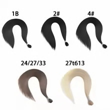 22/26/30inch 合成ブラウンストレートヘアエクステンション 女性用ロングストレートヘアブロンド耐熱ファッションウィッグ|undefined