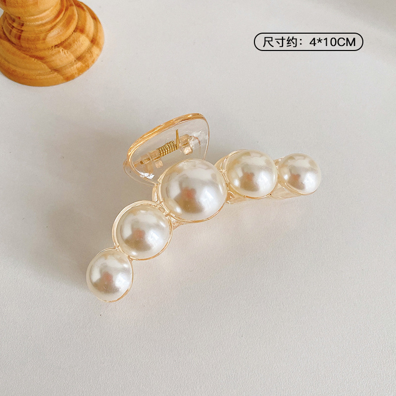 Internet celebridad clip de metal grande clip de tiburón japonés y coreano elegante temperamento espalda Cabeza pelo agarre de alto grado horquilla tocado