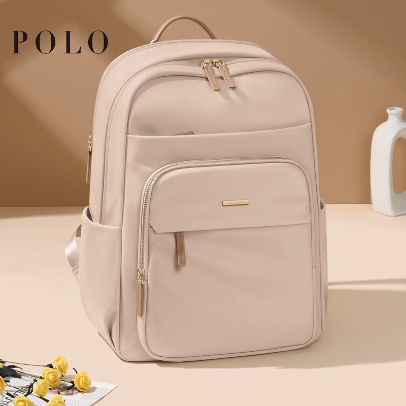 Polo Backpack Women's Large Capacity Backpack 14/ 15.6inch Computer Bag Lightweight Backpack Travel Commuter School Bag Polo Backpack Women's Large Capacity Backpack 14/ 15.6inch Computer Bag Lightweight Backpack Travel Commuter School Bag