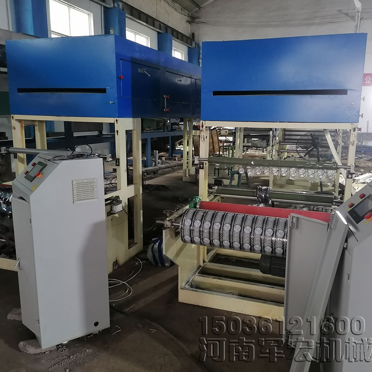 胶带机电子控温 500-1300型立式胶带机上胶印字分切一机完成